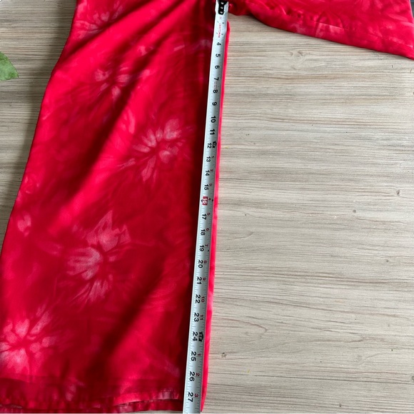 Vintage Wide leg high waisted beach red pants size 27 - Picture 12 of 13